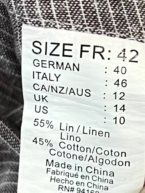 Animale Pinstripe Parachute Pants - Picture 9 of 9